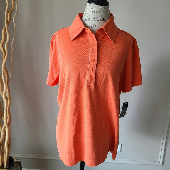 NWT INC International concepts sz.XL polo tshirt  short sleeve - Picture 1 of 7